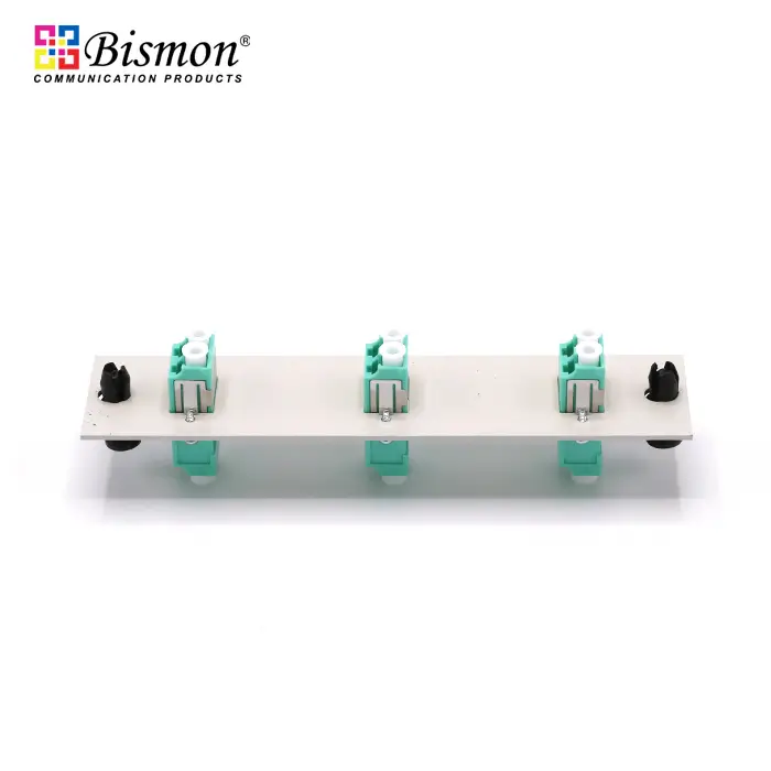 6 LC Snap-in adapter plate Multi-mode(OM3) duplex Full set